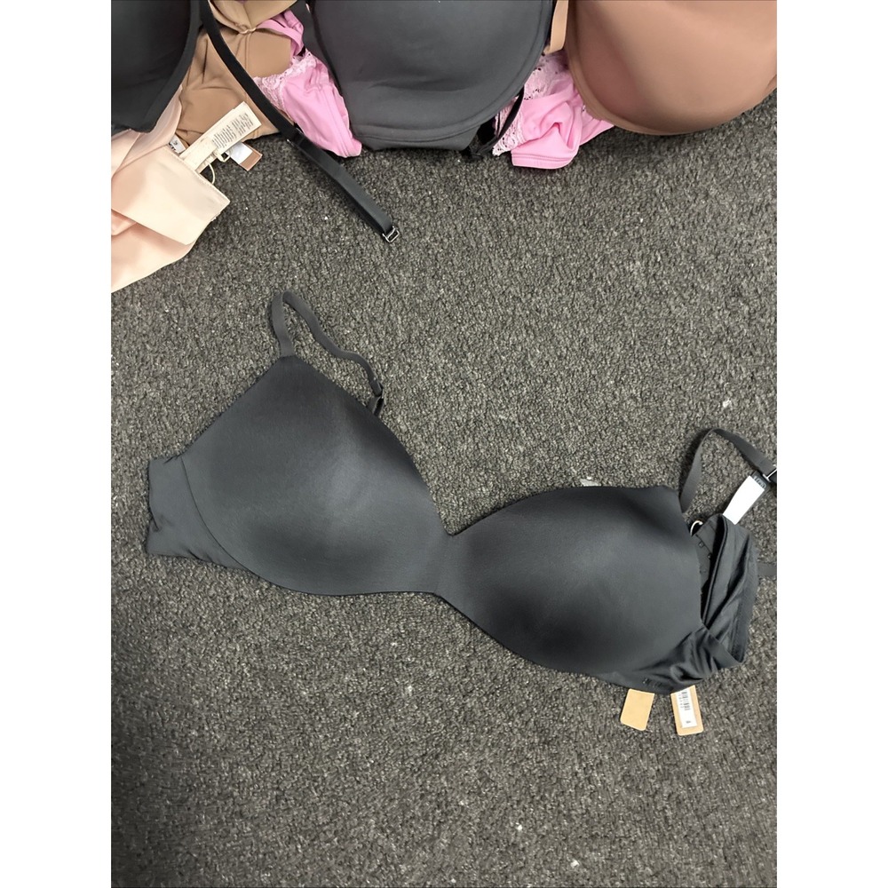 Skims Wireless Form Super Push Up Bra - Onyx - NWT - SZ 36B New Women's